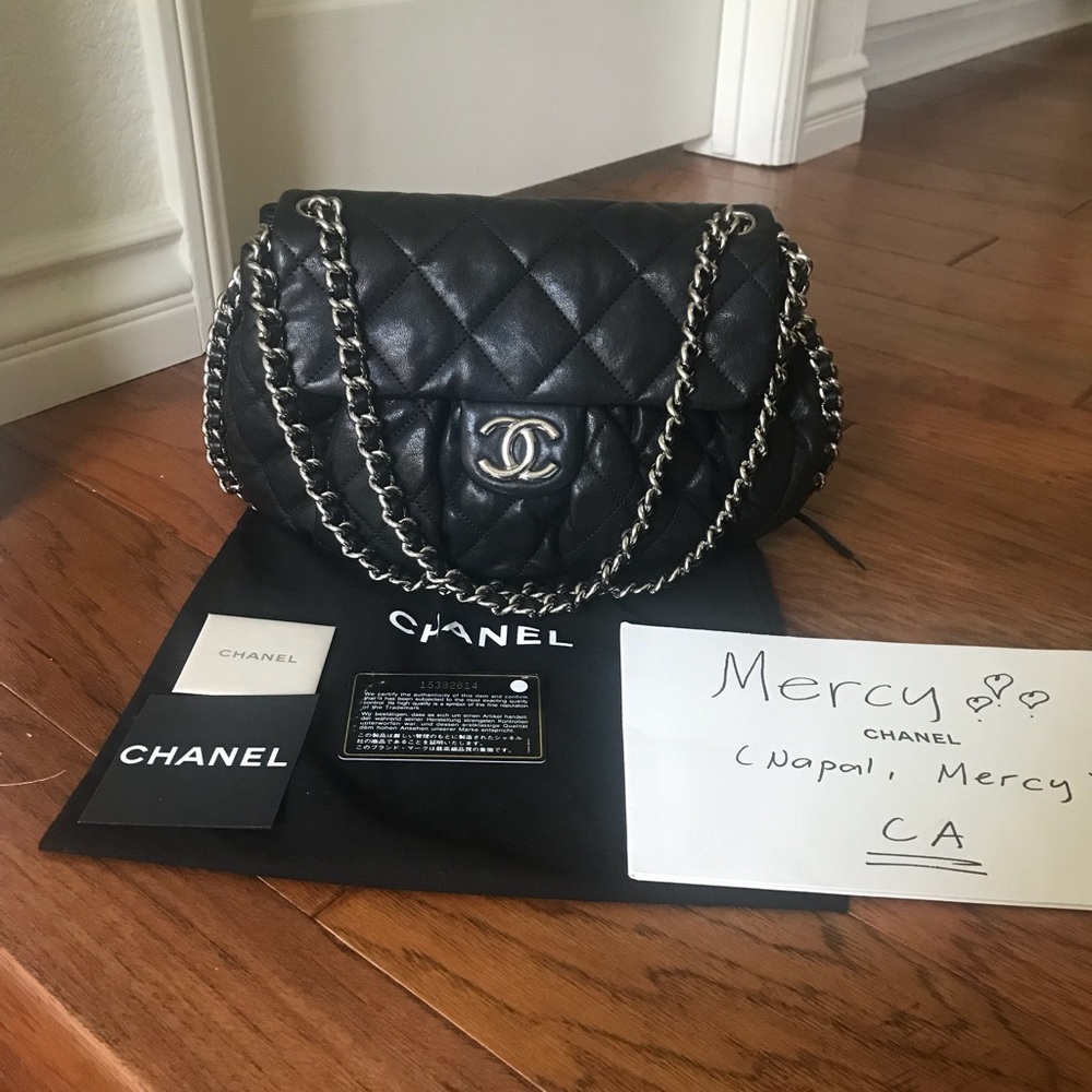 SOLD!!! Chanel Medium Flap Chain Around Bag